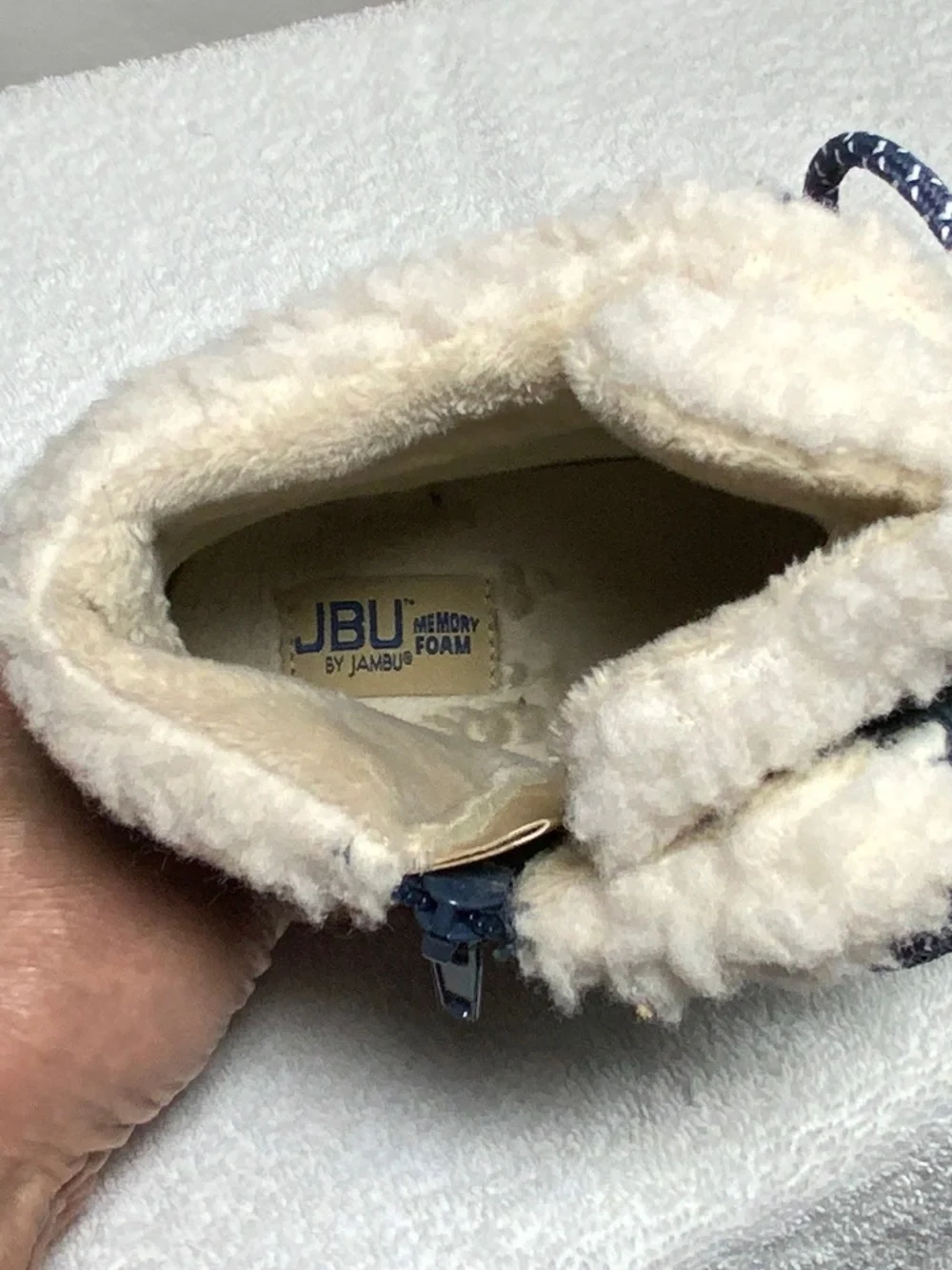 NWOT - JBU Blue Water Resistant Ankle Boots - Size 8.5